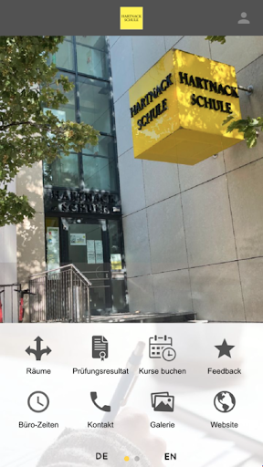 Android application Hartnackschule Berlin screenshort