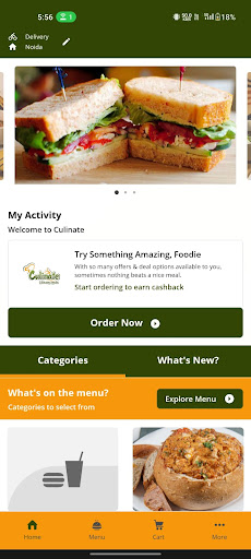 Android application Culinate screenshort