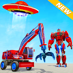 Cover Image of ダウンロード 掘削機ロボットカーゲーム：ディノ 1.1.2 APK