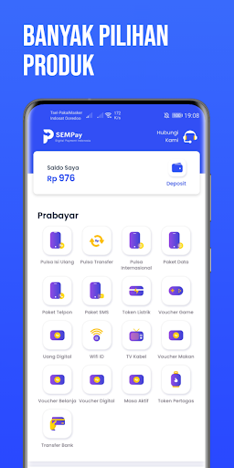 Android application SEMPay Digital Payment ID screenshort