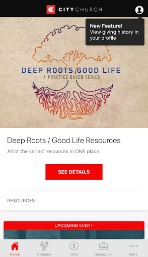 Android application Boro City Church screenshort
