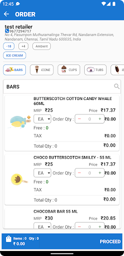 HAP Retail Order Screen 3