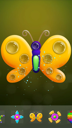 Android application Bubble Wrap sim - fidget toys screenshort