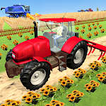 Cover Image of ダウンロード Modern Tractor Farming Simulator: Thresher Games 1.0 APK