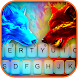 最新版、クールな Fire Ice Wolf のテーマキーボ - Androidアプリ