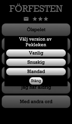 Förfesten - dryckesspel Screen 2