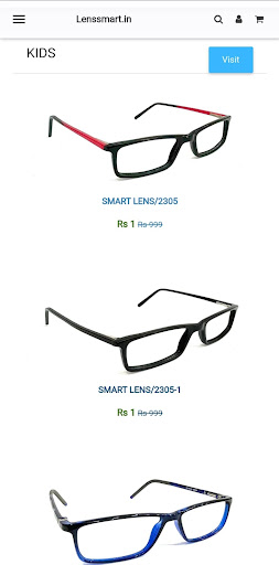 Android application Lenssmart : Eyeglasses & More screenshort
