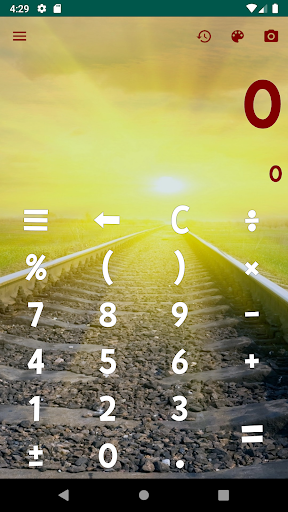 Calculator with Themes Screen 3