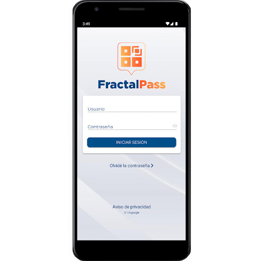 Android application FractalPass screenshort