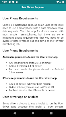 User guide for Uber driver appのおすすめ画像3