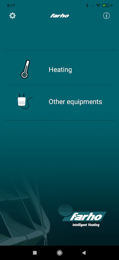 Android application Farho-Control screenshort