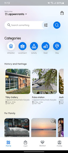 Android application Trektil screenshort