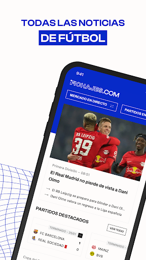 Android application Fichajes fútbol: mercado screenshort