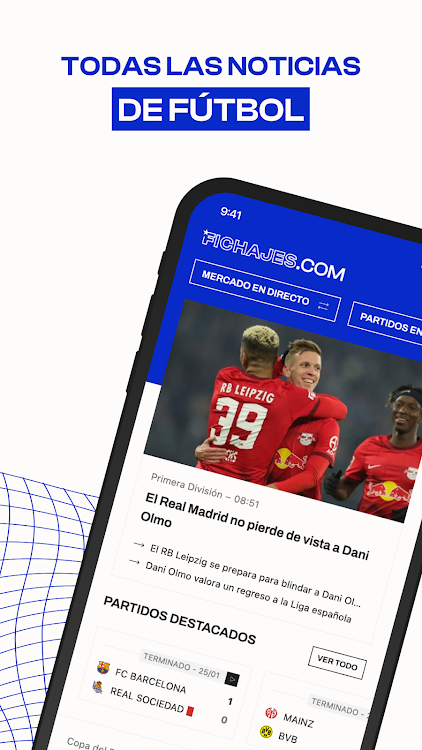 Fichajes fútbol: mercado - 4.3.32 - (Android)
