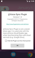 screenshot of @Voice Sync Plugin