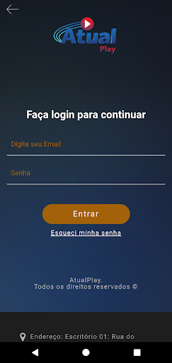 Android application Atual Play screenshort