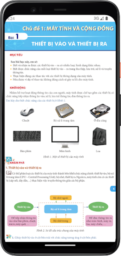 Android application Tin học Lớp7 screenshort