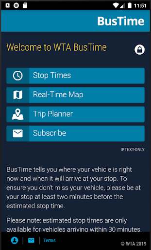 Android application Demo BusTime Mobile screenshort