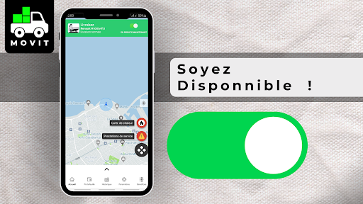 Android application Movit - Driver: Deliver & More screenshort