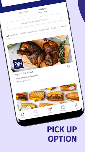 Screenshot of Chew: Food & Beverage Delivery