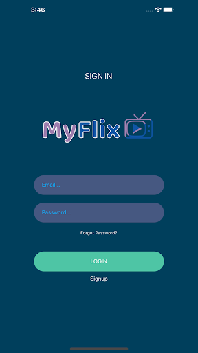 Android application MyFlix screenshort