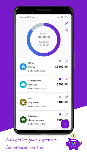 Daily Spends - Spending plan Screen 3