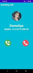 Domelipa Video Call Fake