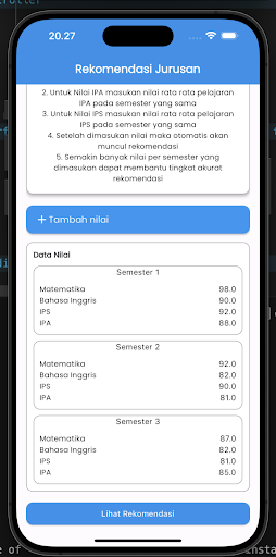 Akademik Advisor Screen 3