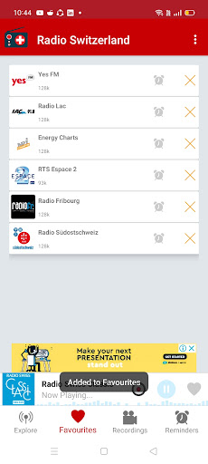 Radio Swiss : Online FM App Screen 3