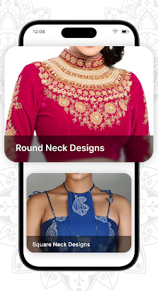 Blouse Neck Designs Appのおすすめ画像1