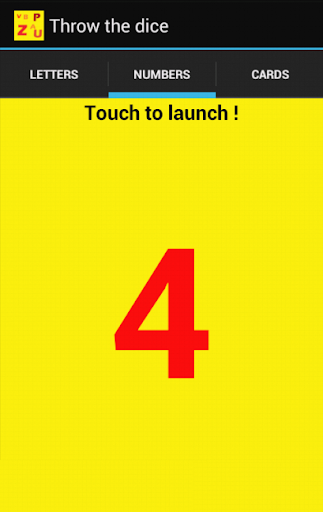 Dice Screen 3