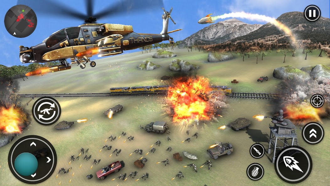 US Army Games: Fight WW2 Games 1.0.2 APK + Мод (Unlimited money) за Android