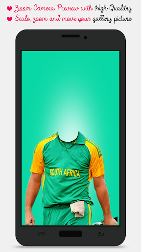 Android application Cricket Photo Suit screenshort