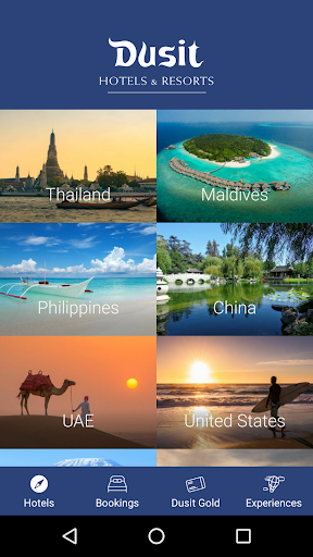 Android application Dusit Hotels & Resorts screenshort