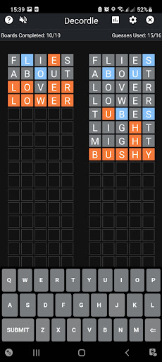 Decordle : Word Finding Puzzle Screen 3