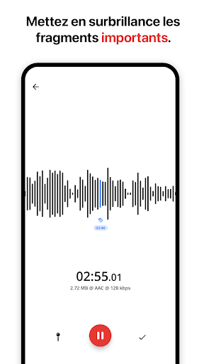 Aperçu de l'application