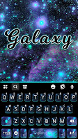 screenshot of Blue Neon Galaxy Theme