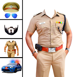 图标图片“Men police suit photo editor”
