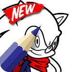 Cover Image of Descargar soni coloring the hedgehog adventures 2.0 APK