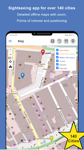 Android application Sightseeing Cork screenshort