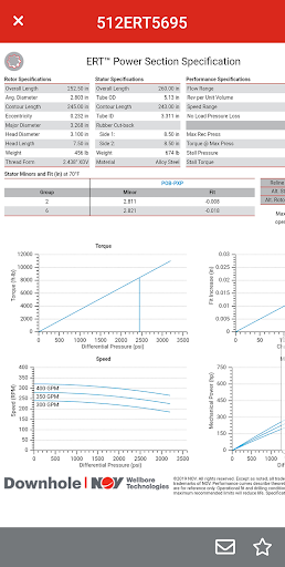 NOV Power Sections Screen 3