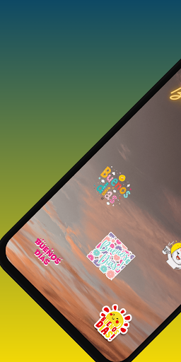 Android application Buenos días Stickers screenshort