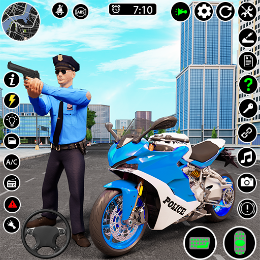 Police Bike game Car game  Icon