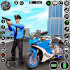 Police Bike game Car game icon