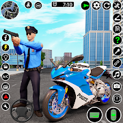 Police Bike game Car game app icon