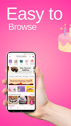Android application UG Cakes: Send Gifts to Nepal screenshort