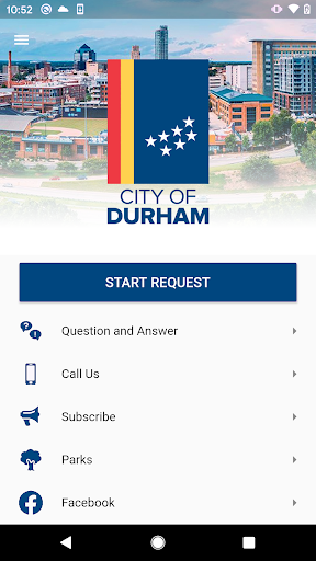 Android application My Durham City screenshort