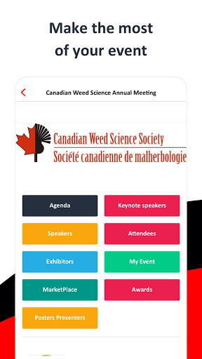 Android application CWSS/SCM Annual Meeting 2020 screenshort