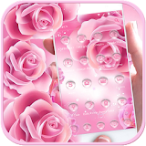 Pink Rose Launcher Theme icon