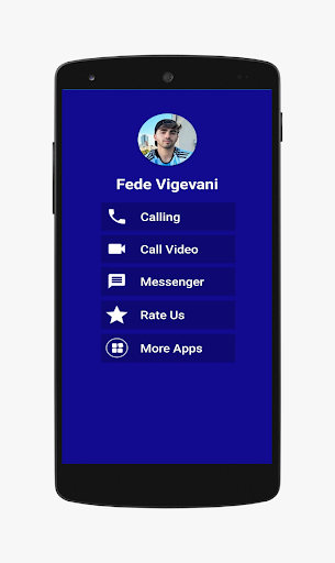 Android application Fede Vigevani Call Video Chat screenshort